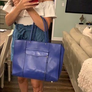 Rebecca Minkoff tote in electric blue